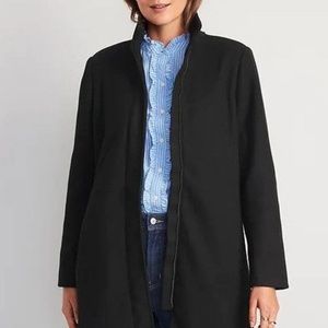 Old Navy Soft Brushed Funnel Neck Coat